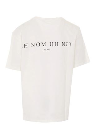 T-shirt in cotone bianco con stampa Mask 20 IH NOM UH NIT | NUS26292081
